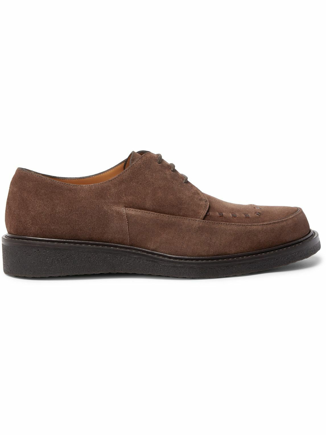 Mr P. - Peter Suede Derby Shoes - Brown Mr P.