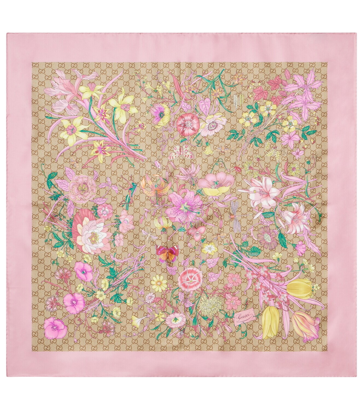 Gucci - GG jacquard silk scarf Gucci