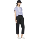 Carven Black Wool Cropped Trousers