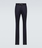 Brunello Cucinelli - Wool twill slim pants