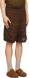 Isa Boulder SSENSE Exclusive Brown & Black Shorts