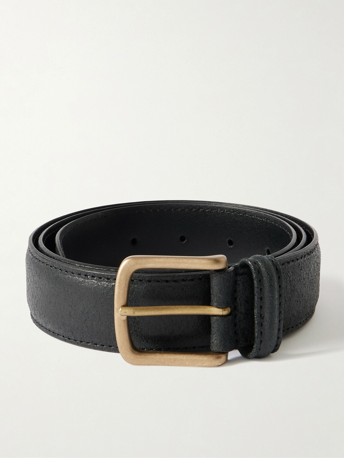 Anderson's - 3.5cm Leather Belt - Black