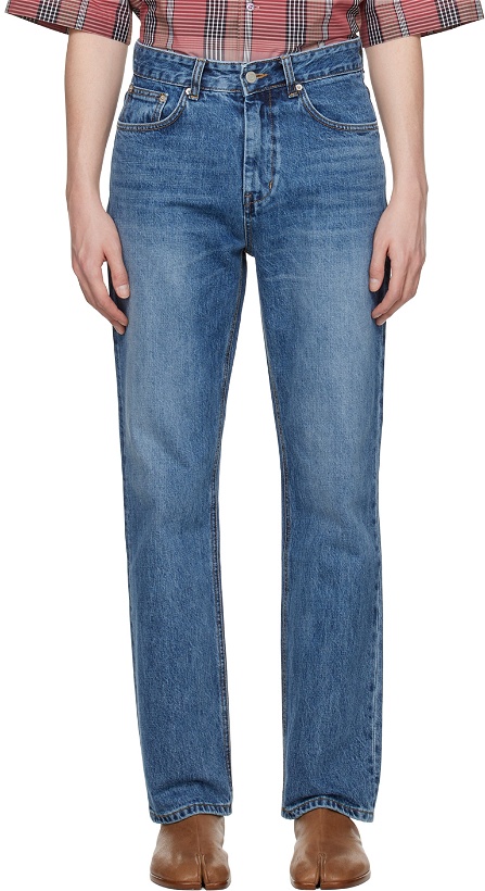 Photo: Youth Blue Straight-Leg Jeans