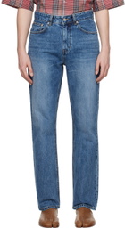 Youth Blue Straight-Leg Jeans