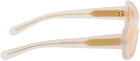 FLATLIST EYEWEAR White Veneda Carter Edition Disco Sunglasses