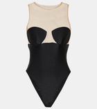 Adriana Degreas Hands tulle bodysuit