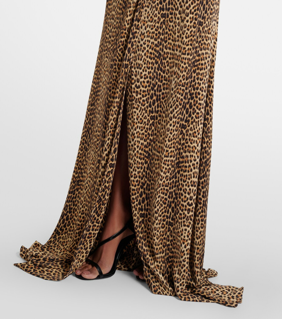 Roberto Cavalli Embellished open-back gown