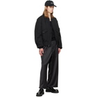 Y-3 Black Cargo Bomber Jacket