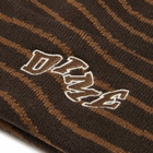 Dime Men's College Wave Cuff Beanie in Black 