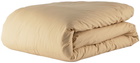 Tekla Beige Percale Duvet Cover, Queen