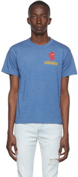 Dsquared2 Blue Cotton & Polyester T-Shirt