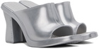 Marc Jacobs Silver Melissa Edition Heeled Sandals