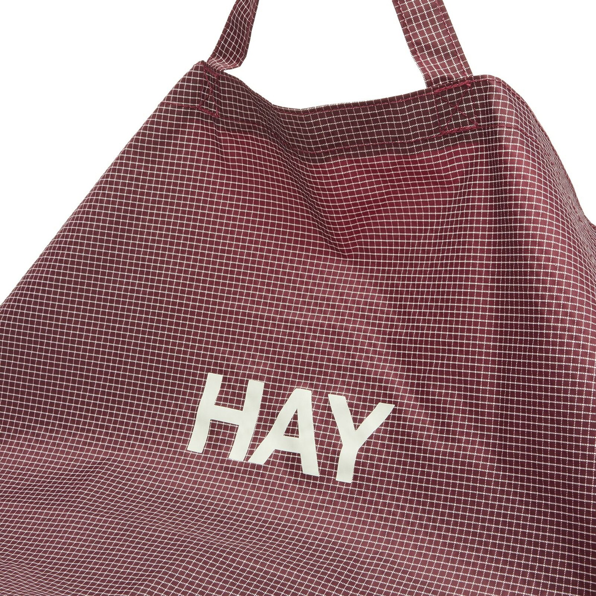 HAY Grid Crossover Bag - Medium in Burgundy 