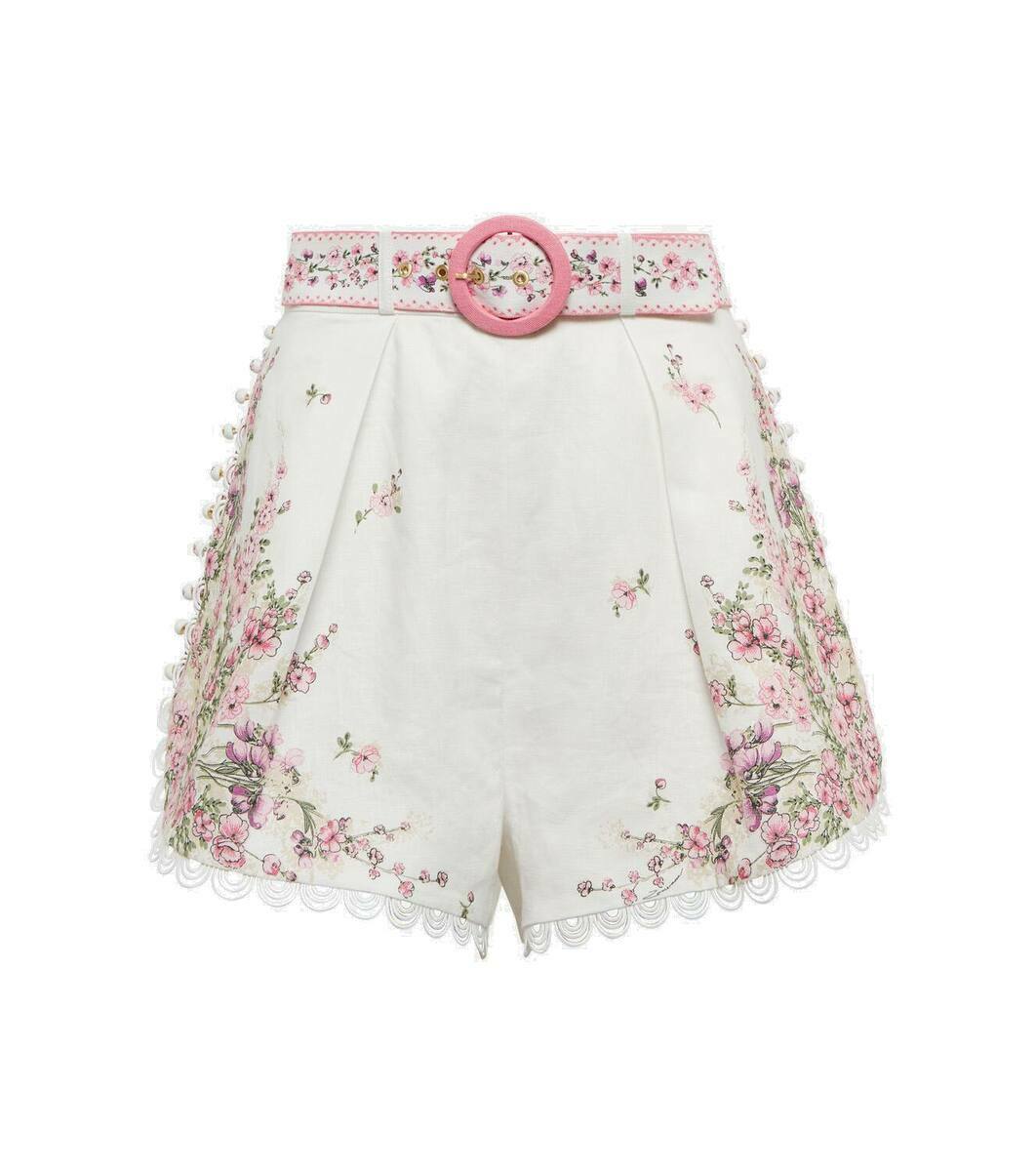 Pink and white Zimmermann Jude Floral Belt Zimmermann belt - Gem main image 2
