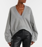 The Attico Cotton fleece sweatshirt