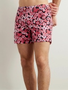 TOM FORD - Floral-Print Slim-Fit Short-Length Swim Shorts - Pink