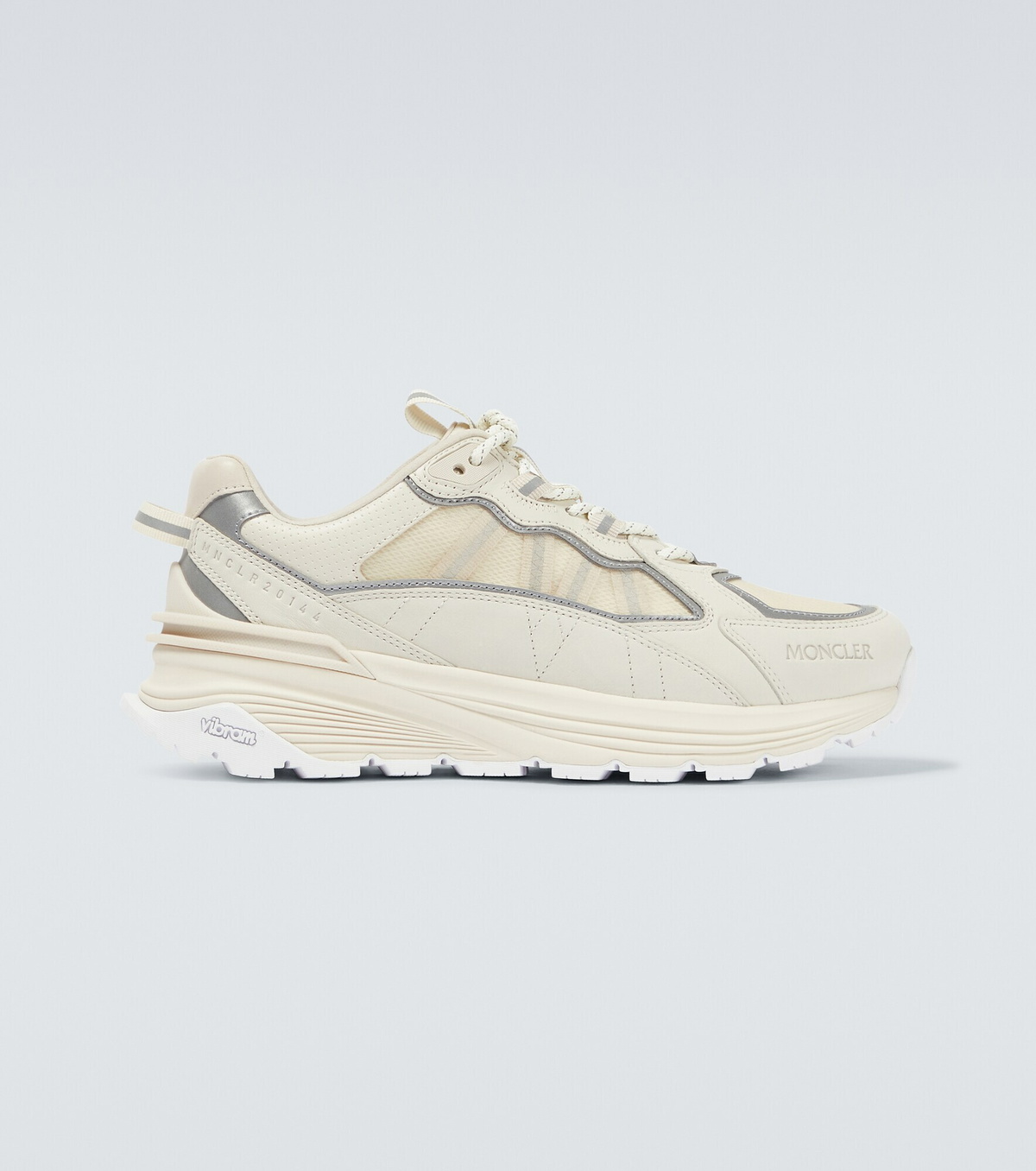 Moncler - Lite Runner leather-trimmed sneakers Moncler