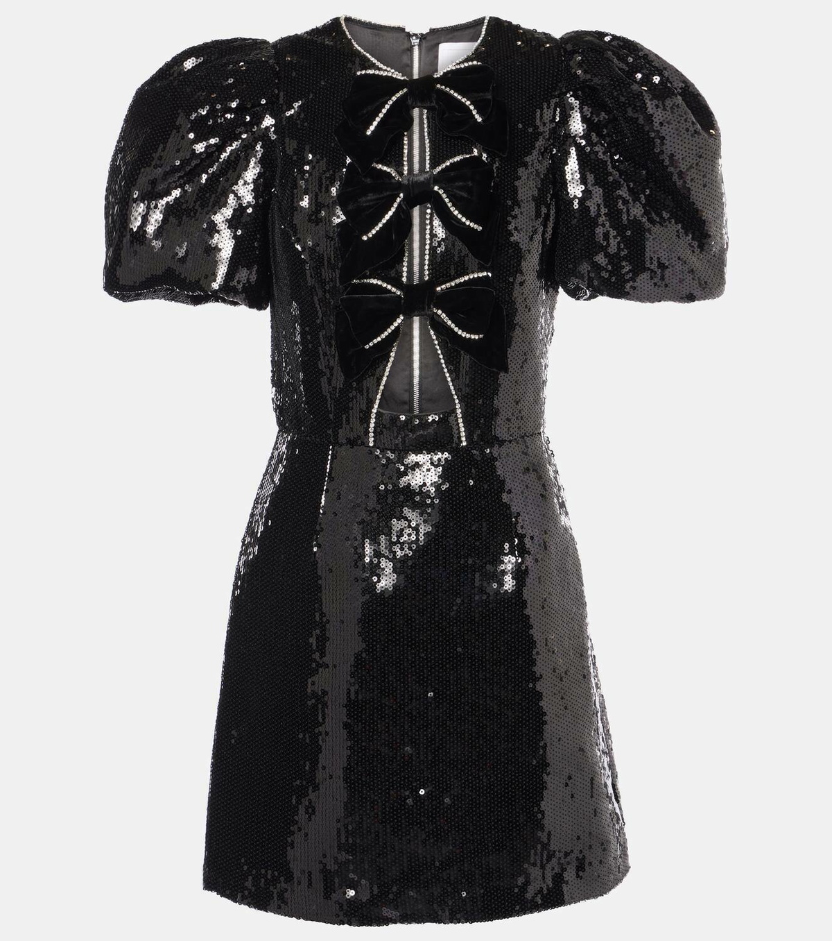 新作【Rebecca Vallance】Lena sequined minidress Rebecca Vallance Lena bow-detail sequined minidress Rebecca