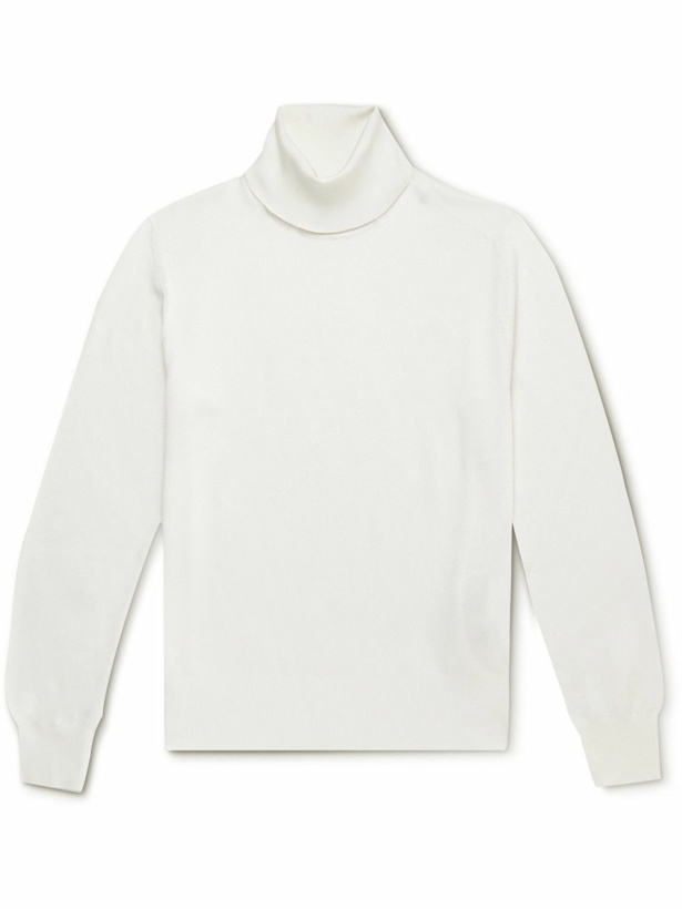 Photo: TOM FORD - Silk Rollneck Sweater - White