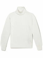 TOM FORD - Silk Rollneck Sweater - White