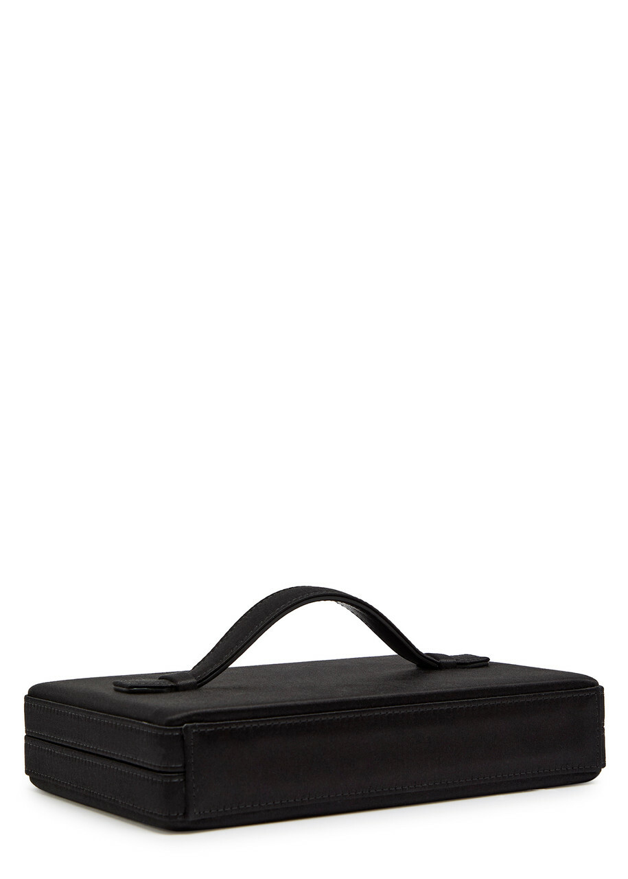 Victoria Beckham Satin box Clutch - Black - One Size