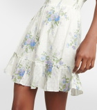 LoveShackFancy Lai floral cotton minidress