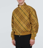Burberry Burberry Check cotton twill bomber jacket