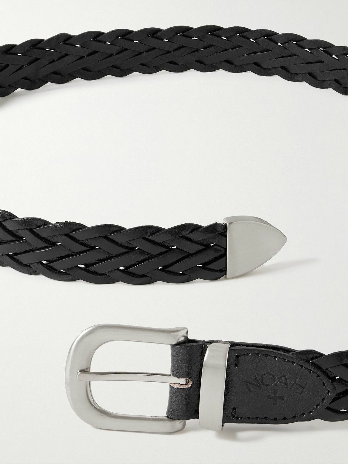 Noah Braided Leather Belt 30