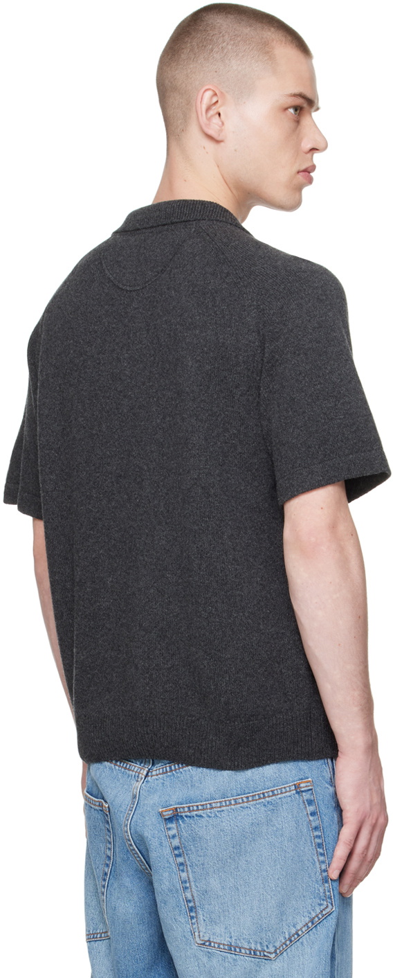Commission Gray Cutout Polo