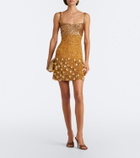 Là Fuori Maris sequined minidress