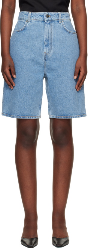 Photo: Loulou de Saison Blue Isu Lds Denim Shorts