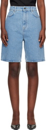 Loulou de Saison Blue Isu Lds Denim Shorts