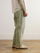 Folk - Straight-Leg Cotton-Corduroy Trousers - Green