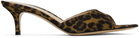 Gianvito Rossi SSENSE Exclusive Brown Elle 55 Mules