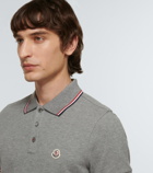 Moncler - Cotton piqué polo shirt