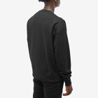 Alexander McQueen Men's Hybrid Crew Sweat in Deep Black