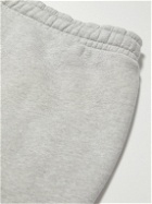 adidas Originals - Straight-Leg Logo-Embroidered Cotton-Blend Jersey Shorts - Gray