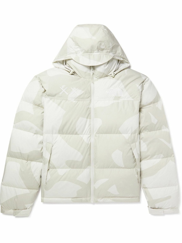 Photo: The North Face - XX KAWS Retro 1996 Nuptse Quilted Shell Down Jacket - Gray