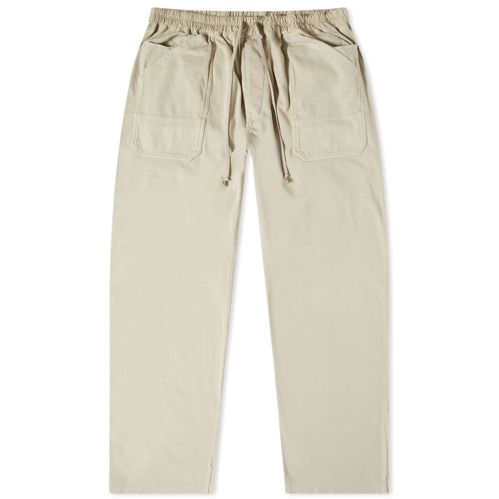 Rick Owens DRKSHDW Men's MT Lightweight Drawstring Long Pant in Pearl ...