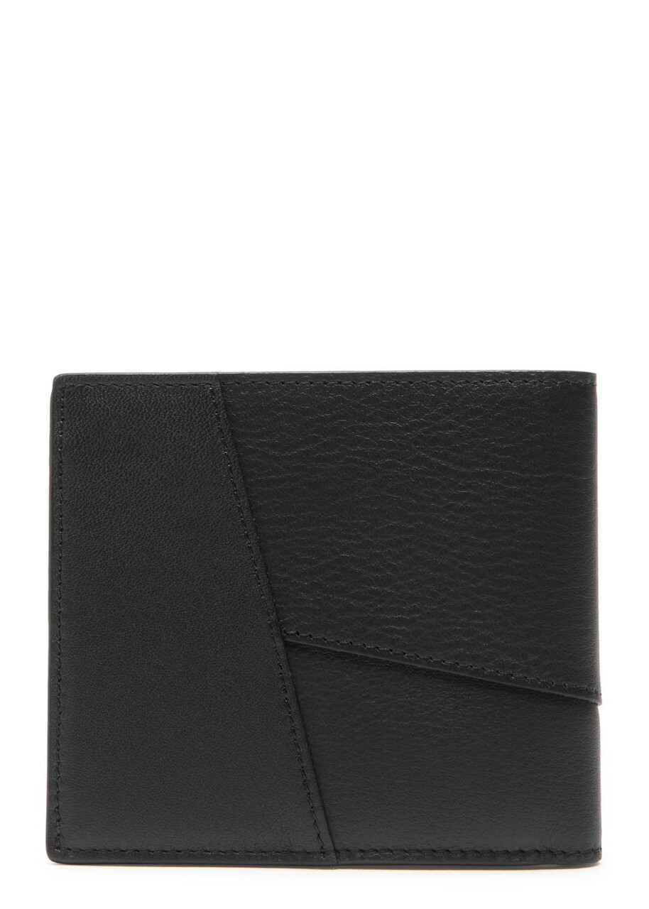 Loewe Puzzle Gained Leather Wallet - Black - One Size