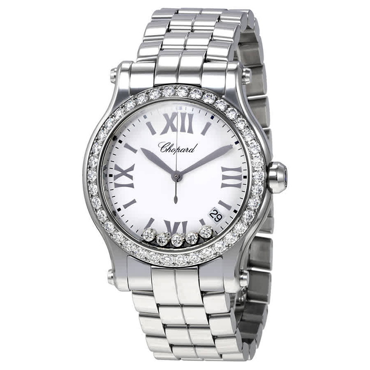 Photo: Chopard Happy Sport White Dial Ladies Watch 278582-3004