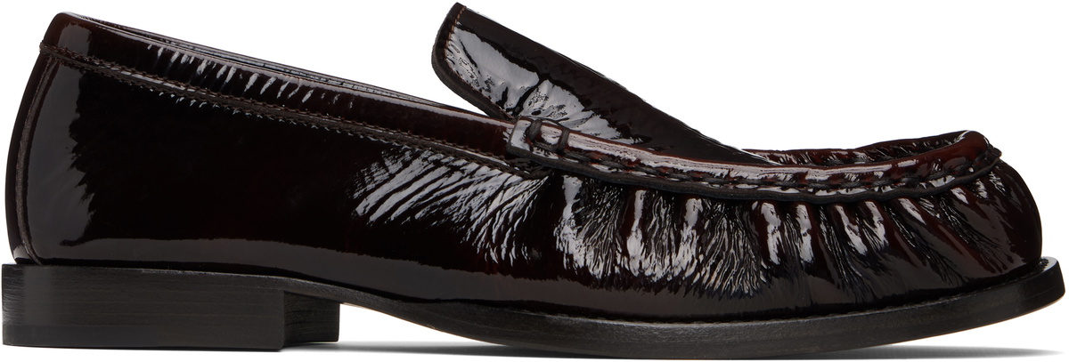 Dries Van Noten Brown Leather Loafers