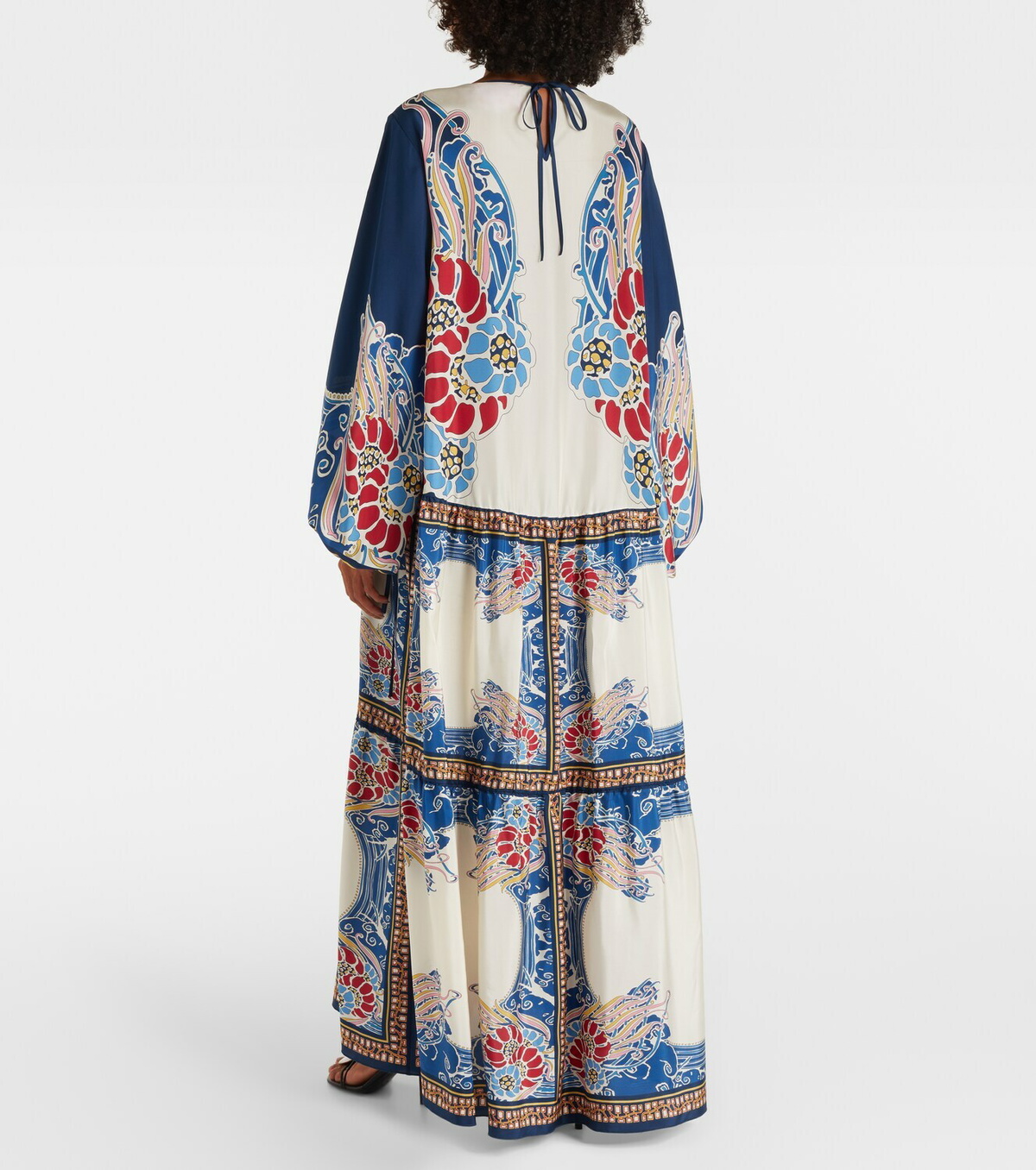 La DoubleJ Vesta printed silk maxi dress