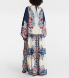 La DoubleJ Vesta printed silk maxi dress