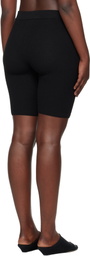 Fear of God ESSENTIALS Black Holiday Waffle Biker Shorts