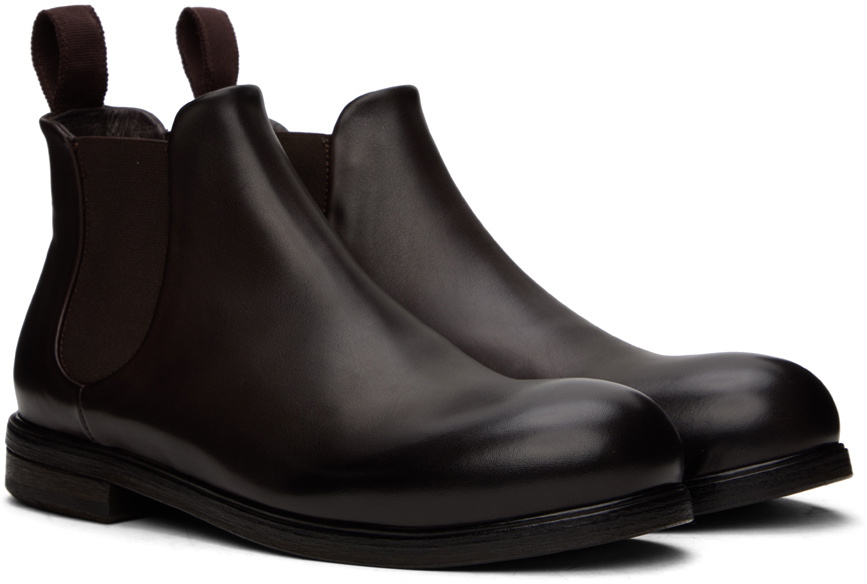 Marsèll Brown Zucca Media Chelsea Boots