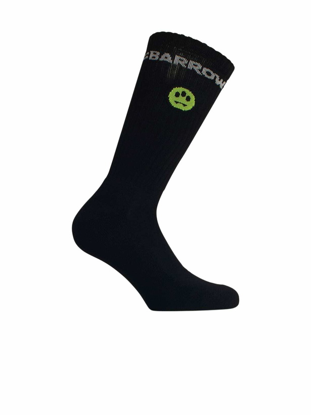 Photo: Barrow Black Cotton Blend Socks