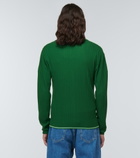 King & Tuckfield - Ribbed-knit wool cardigan