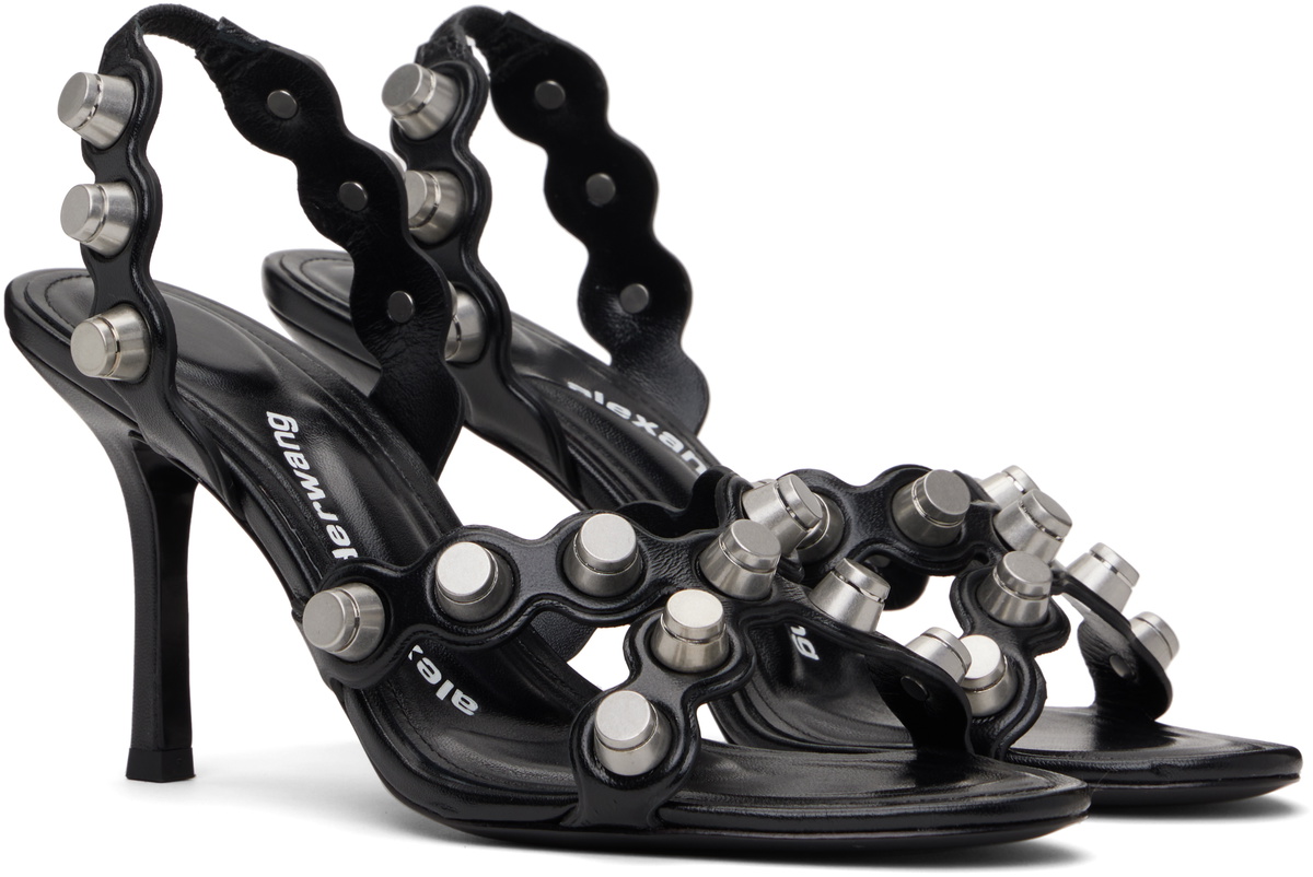 【Alexander Wang】 ライオットヒールサンダル ブラック Alexander Wang 105mm Riot Sandals | Black | FARFETCH
