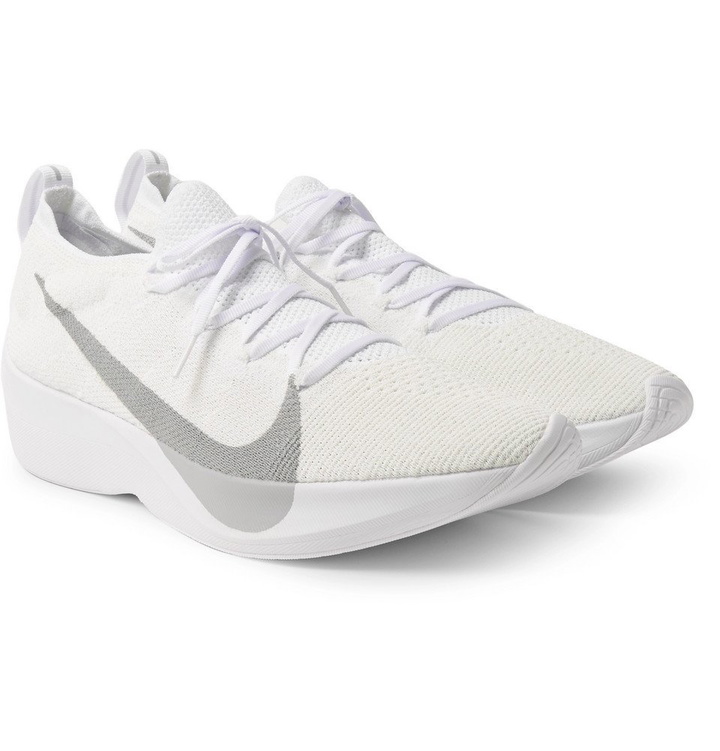 Photo: Nike - React Vapor Street Flyknit Sneakers - Men - Off-white